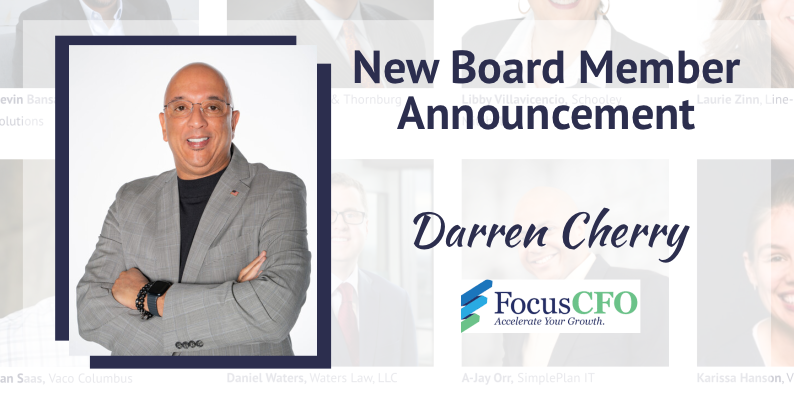 Darren Cherry, Area President of FocusCFO, Joins SBC Board of Directors