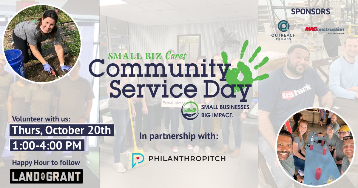10/20: Philanthropitch Community Service Day